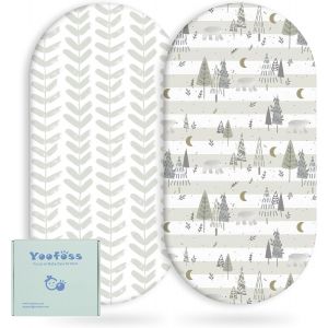 Lot De 2 Draps Housse Bebe Microfibre Respirante Prot&eacute;g&eacute; Matelas Ajustable Protection De Lit Matelas B&eacute;b&eacute; Amovible Y Lavable 50x89 Cm 50x90 Cm 55x90 Cm Pour Lit Berceau Et Matelas - Neuf