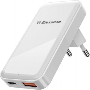 TRAHOO-20W Chargeur Secteur Rapide, Double-Port Chargeur Rapide avec PD 20W et QC 3.0 18W Compatible avec iPhone 13 Pro Max/SE 2022 12 Pro/11/XR/X/8 Plus/iPad Pro/iPad Mini 6/iPad Air (Blanche) - Neuf