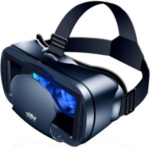 Lunettes De R&eacute;alit&eacute; Virtuelle Avec Contr&ocirc;leur Compatible Avec Iphone 16 15 14 13 12 Pro Max Samsung Galaxy S25 S24 S23 Etc 5-7" Smartphones Vr Set Casque Pour Jeux Et Films 3D[Z980] - Neuf