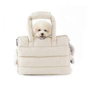 Panier De Transport Pour Chiens Et Chats, Doux-Face Sac De Voyage Avec Maille Respirante Et Amovible Tapis De Marche En Plein Air, De Taille Moyenne - Neuf