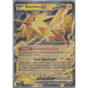 Carte Pokémon - Electhor Ex - 145/165 - Ultra-Rare - Ev3,5 - 151 - Neuf