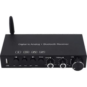 Convertisseur numérique vers analogique Usb 192khz Dac avec amplificateur de casque Récepteur Bluetooth 5.0 intégré - Neuf
