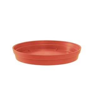 Soucoupe &Oslash; 34.50 Cm Pour Pot &Oslash; 44, 46 Et 48 Cm- Orange Terre Battue - Eda - Neuf