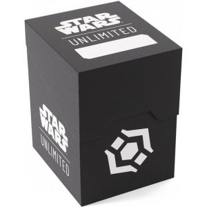 Eryi-Asmodee - - Star Wars Unlimited Deck Box Black-White - Jeux De Société - Cartes À Jouer Et À Collectionner - Accessoires Et Protection - Neuf