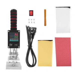 Imprimante manuelle pour cuir, estampage a chaud, marquage, gaufrage, prise UE 220 V - Neuf