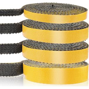 KALANKA-Joint Insert Cheminée, Joints Tressé Auto-adhésive pour Poêle, Cheminée, Tube Poele, Porte de Four, Joints D'étanchéité Résistante à la Chaleur (6mm x 15mm x 2m) - Neuf