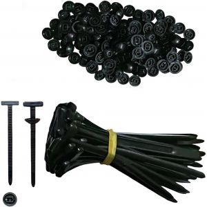 CHECARZHN--NO1-Boucle D'Attache De Câble Universelle En Nylon ¿ Attaches Autobloquantes Robustes Avec Épingle Et Bouton, Outil Multifonction En Plastique Pour Réparation Quotidienne De Voiture (20 Pi - Neuf
