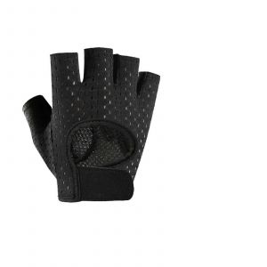 Fitness Gants Finger Moiti&eacute; Gants pour la salle de sport, anti-D&eacute;rapant, les Hommes et les Femmes, randonn&eacute;e &agrave; V&eacute;lo, Mat&eacute;riau perm&eacute;able &agrave; l'air, Noir Taille S - Neuf