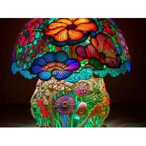 Lampe De Table En Forme De Champignon En R&eacute;sine, Veilleuse Aliment&eacute;e Par Usb, D&eacute;coration D'int&eacute;rieur, 15 X 20 Cm - Neuf