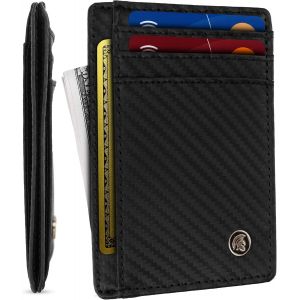 Porte Carte Rfid | Mini Portefeuille Homme S&eacute;curis&eacute; | Porte Carte Homme Rfid | Peut Contenir 7 Cartes Bancaires | Anti Piratage - Neuf