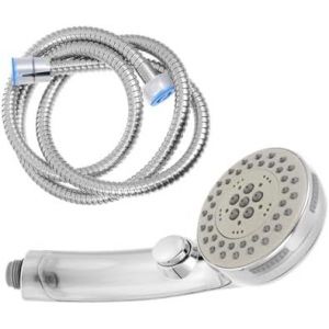 1 pommeau de douche &agrave; main avec buse de douche pressuris&eacute;e et bouchon de pulv&eacute;risation amovible - Neuf