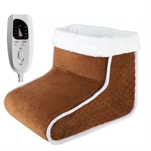 Chauffe-pieds &eacute;lectrique avec doublure lavable, 6 niveaux de chaleur, minuterie pour chaussures chauffantes, id&eacute;al pour la maison, le bureau ou comme cadran solaire. - Neuf