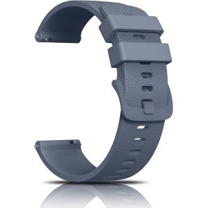Kal-Bracelet De Montre De 20 Mm 22 Mm En Caoutchouc, Bracelets De Rechange En Silicone Avec Libération Rapide, Imperméable À L'eau Avec Boucle En Métal Pour Homme Et Femme - Neuf
