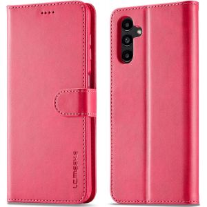 Mdy-Coque Pour Samsung Galaxy A14 5g / A14 4g, Etui Coque Clapet Rabat Portefeuille Cuir Avec Porte Carte Magnétique Case Housse Protection Flip Cover Étui Coque Pour Samsung Galaxy A14 5g/4g,Rose - Neuf