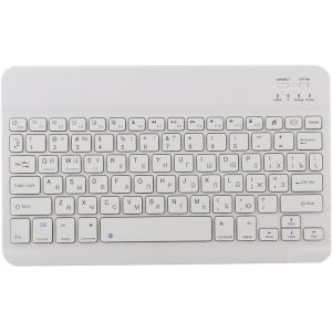 LETNERNY-Clavier 10 Pouces, Clavier D'Ordinateur Bluetooth Sans Fil, Arabe, Langues Espagnole Et Russe Disponibles, Compatible Avec Android, Apple Et Windows(Russe) - Neuf