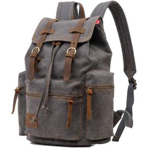 ChenQuanSarl-Sac À Dos En Toile, Sac À Dos Pour Ordinateur Portable 12-17 Pouces Sacs À Dos En Cuir Vintage Un xe - Neuf