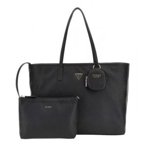 GUESS Sac shopper noir pour femme - Power Play Large Tech Tote 293353 - Neuf