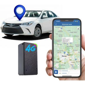 VornixorSarlshop-Traceur GPS 4G Mini pour Voiture et Enfants Tracker GPS &Eacute;tanche TK901 Globale en Temps R&eacute;el via App Localisateur Anti-Vol pour Moto, V&eacute;lo, Bagages, Traqueur Magn&eacute;tique Compact Alert - Neuf