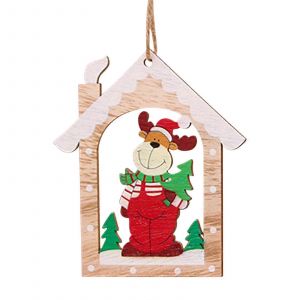 En Bois Creux De L'Arbre De No&euml;l Pendentif, Des D&eacute;corations De No&euml;l - Neuf