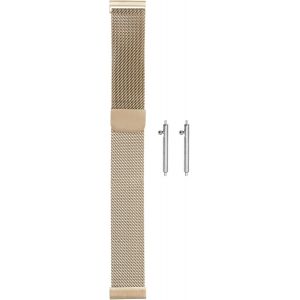 Kal-Bracelet De Montre En Acier Inoxydable À Maille 22 Mm À Dégagement Rapide Avec Fermoir Magnétique Pour Hommes Et Femmes, Couleur Champagne Doré. - Neuf