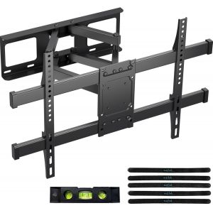 Support Mural Tv, Support Tv Mural Orientable Et Inc Ble Pour Tv Plat Et Incurvé Lcd Led 32-84 Pouces, Robuste Bras Television Mural Jusqu'À 60Kg,Accroche Tv Mural . Vesa 600X400Mm Ma01A - Neuf
