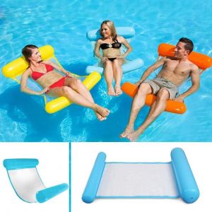 Cap-Multi Usage Flottantes Hamac, Flotteur Gonflable Piscine 4 -En-1flottant De Inclinable Flotteur Hamac Hamac D'eau Multi-Usage Pliable Flottantes Hamac Portable Flotteur Ultraléger - Neuf