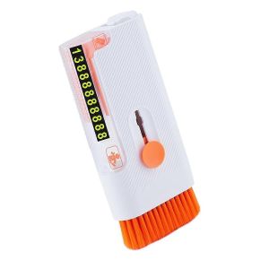 Kit brise-vitre tout-en-un pour voiture, coupe-ceinture de s&eacute;curit&eacute; avec brosse de nettoyage - Neuf