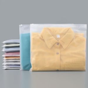 Tianyi-Sac Plastique Zip, 25 Pi&egrave;ces 35 * 30cm Pochette Vetement Voyage, Sac Herm&eacute;tique Vetement, Sac De Rangement Transparent D&eacute;poli, Rangement Pour Valise (Sans Trous De Ventilation) - Neuf