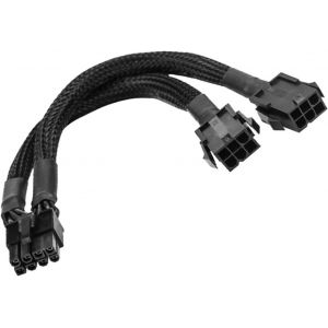8Pin mâle à Double 6 Broches Femelle câble Adaptateur 20cm CPU 8Pin vers Carte vidéo Graphique pci-Express câble répartiteur d'alimentation - Neuf