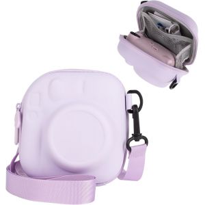 EVA Hard Storage Case Widely Compatible with Fujifilm Instax Mini 12/11/9/8/SE/7+/40,Purple,Instant Camera Storage Case - Neuf