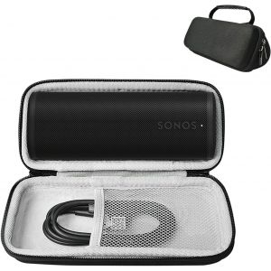 Sonos Roam 2 &Eacute;tui de voyage &Eacute;tui de transport rigide et sac de rangement Noir - Neuf