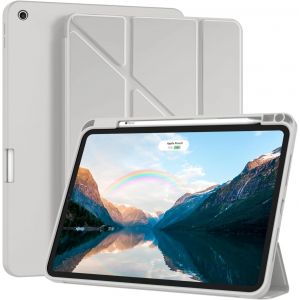 ELVORIX-Compatible avec Coque iPad Air 3&egrave;me G&eacute;n&eacute;ration 2019 / iPad Pro 2017 10.5 Pouces Silicone, Ultra Fine &Eacute;tui de Protection avec Support Fonction Antichoc Housse avec Veille/R&eacute;veil Automatique (B - Neuf