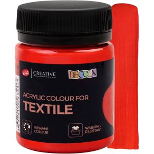 Peinture Textile Classique Rouge 50ml - Teinture &agrave; Haute Teneur en Pigments - Fabriqu&eacute; par Nevskaya Palitra - Neuf