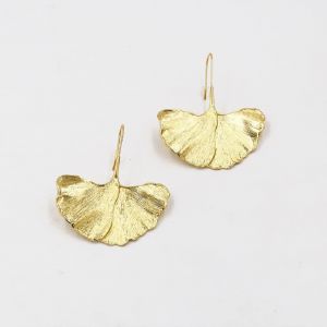 Cmjaagur-Boucles D'oreilles Feuille De Ginkgo Pour Femme, Boucles D'oreilles Pendantes P&eacute;tales De Fleurs Dor&eacute;es, Boucles D'oreilles Feuille Florale Fleur Dor&eacute;e, Boucles D'oreilles Boh&egrave;mes Fe[M1127] - Neuf