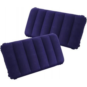 2 Pi&egrave;ces Coussins Gonflables,Oreiller Camping, Oreiller De Voyage, Oreiller Gonflable De Voyages,Oreiller De Voyage Gonflable, Coussins Gonflable De Camping Oreiller Gonflable Camping, Randonn&eacute;e, Ble - Neuf