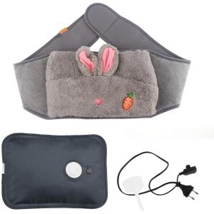 JGD-Bouillotte Electrique, Bouillotte Rechargeable, Bouillotte Electrique Chauffante, Bouillotte Eau Chaude, Bouillottes Electrique pour R&eacute;duire les Douleurs Musculaires, Dorsales et Menstruelles - Neuf