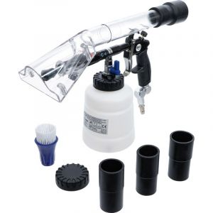 Bgs Technic - Pistolet Pneumatique De Nettoyage Avec Brosse Et Accessoire D'Aspiration 7 Pi&egrave;ces - Neuf