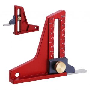 Le Travail Du Bois Altim&egrave;tre Scie Circulaire Jauge De Profondeur De La Scie De Table Magn&eacute;tique Tonnes D'Alliage D'Aluminium De La Profondeur De La R&egrave;gle Imp&eacute;riale De 0 &Agrave; 2 Pouces - Neuf