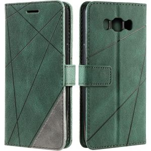 Kal-Coque Pour Galaxy J7 2016, Etui En Cuir Pu Portefeuille Housse Fermeture Magnétique Und Flip Pour Galaxy J7 2016, Avec Fermeture Magnétique, Vert - Neuf