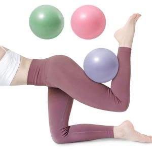 3 Pi&egrave;ces Pilates Ballon De Gymnastique,25 Cm Yoga Ball Anti-Slip Anti-&Eacute;clatement Fitness Balles &Eacute;quilibre Sport Balle Yogaball Pour Entra&icirc;nement Abdominal Et Des &Eacute;paules,&Eacute;quilibre,Sport,Pilates - Neuf