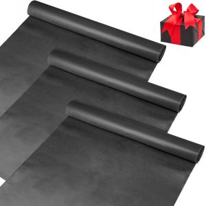 60 Feuilles Papier De Soie Noir,70x50cm Papier De Soie Emballage,Papier D'emballage,Papier De Soie,Pour Emballage De Bouquets,Diy Et Loisirs Cr&eacute;atif(Noir) - Neuf