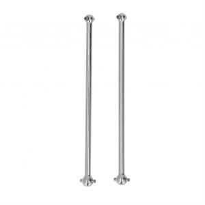 2Pcs RC voiture arri&egrave;re arbre de transmission en acier arbre de transmission arri&egrave;re stable &agrave; haute duret&eacute; pour ARRMA 1/7 argent - Neuf