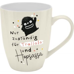 Eryi-Tasse Avec Motif Imprimé « Nur Zuständig Für Trallala Und Hopsassa », Avec Banderole - Neuf