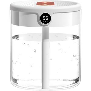 CHECARZHN--NO1-Humidificateur Pour Chambre À Coucher, Humidificateur À Brume Froide De 2 L Pour La Maison, Bébé, Capteur D'Humidité, Durée De 20 Heures, Facile À Remplir Et À Nettoyer, Humidificateur - Neuf