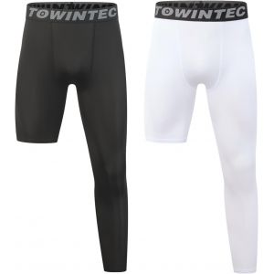 Gar&ccedil;ons Jeunes Pantalon De Compression Enfants One Legging &Agrave; Une Jambe De Compression Athl&eacute;tiques Respirant S&eacute;chage Rapide Tight L&eacute;ger Pour Basketball Fitness Entra&icirc;nement Gym - Neuf