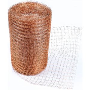 Chenquansarl-10m X 12.7cm Maille De Cuivre, Filet Anti Limaces Et Escargots, Maille De Cuivre Tricot&eacute;e &Agrave; 100% Pur, Grillage Anti Rongeur, Les Escargots Et Autres Parasites - Neuf