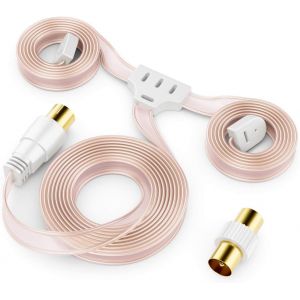 1 Pi&egrave;ce FM AM UKW Antenne Dipole Antenne Int&eacute;rieure Antenne Connecteur Coaxial 75 Ohms R&eacute;cepteur HiFi St&eacute;r&eacute;o Syst&egrave;me Tuner FM Antenne Radio - Neuf