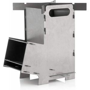 Ulteronixshop-BBQ-Toro Four fus&eacute;e #5 | Rocket Stove Syst&egrave;me d'embo&icirc;tement en acier massif de 2 mm d'&eacute;paisseur | Four pour griller en plein air, terrasse, jardin, camping pour Dutch Oven, po&ecirc;les &agrave; gri - Neuf