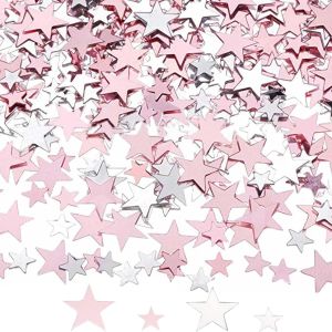 Confettis &iquest;&iquest;toiles &iquest;&iquest; paillettes 30 g (rose argent&iquest;&iquest;) - Neuf