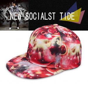 Casquette De Baseball Tendance Pour Hommes Et Femmes, Chapeau A Imprime Etoile Et Fleurs (#6) - Neuf